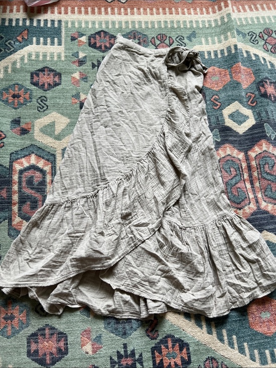 Mango Dresses & Skirts - Mango Ruffle Wrap Skirt